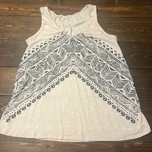 Light Pink Tribal Print, Motherhood Nursing Tank